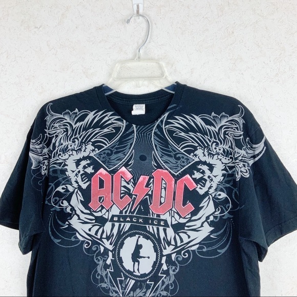 ACDC Black Ice graphic tshirt band tee - Picture 3 of 5